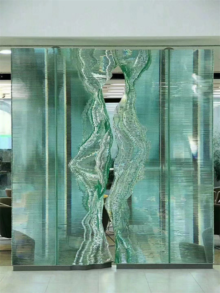 Art Glass Partition Wall